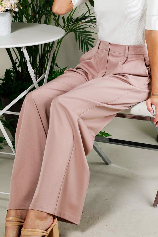 Heavy Weight Stretch Woven Pants TAUPE