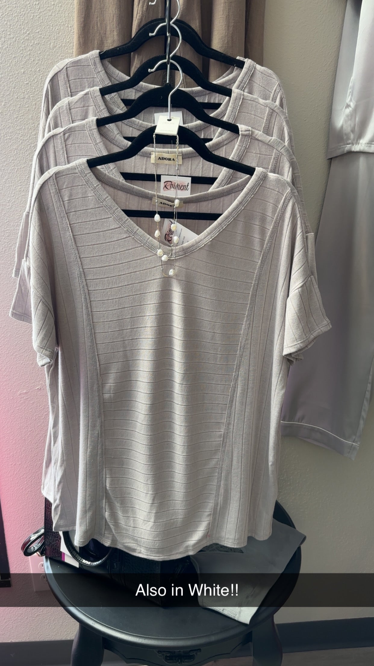 Vertical Drop Shoulder LAVENDER