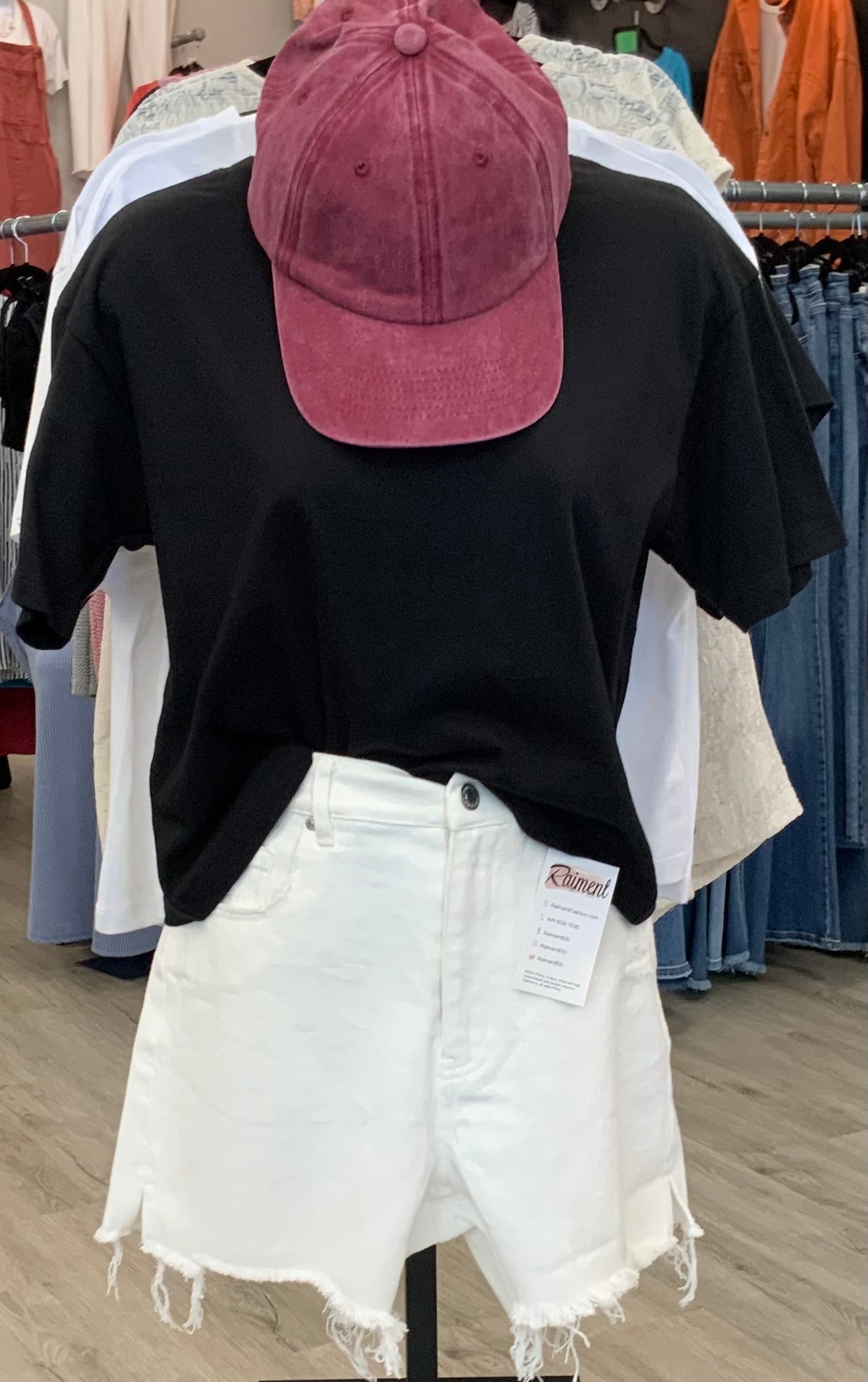 Cropped Essential Cotton BLACK