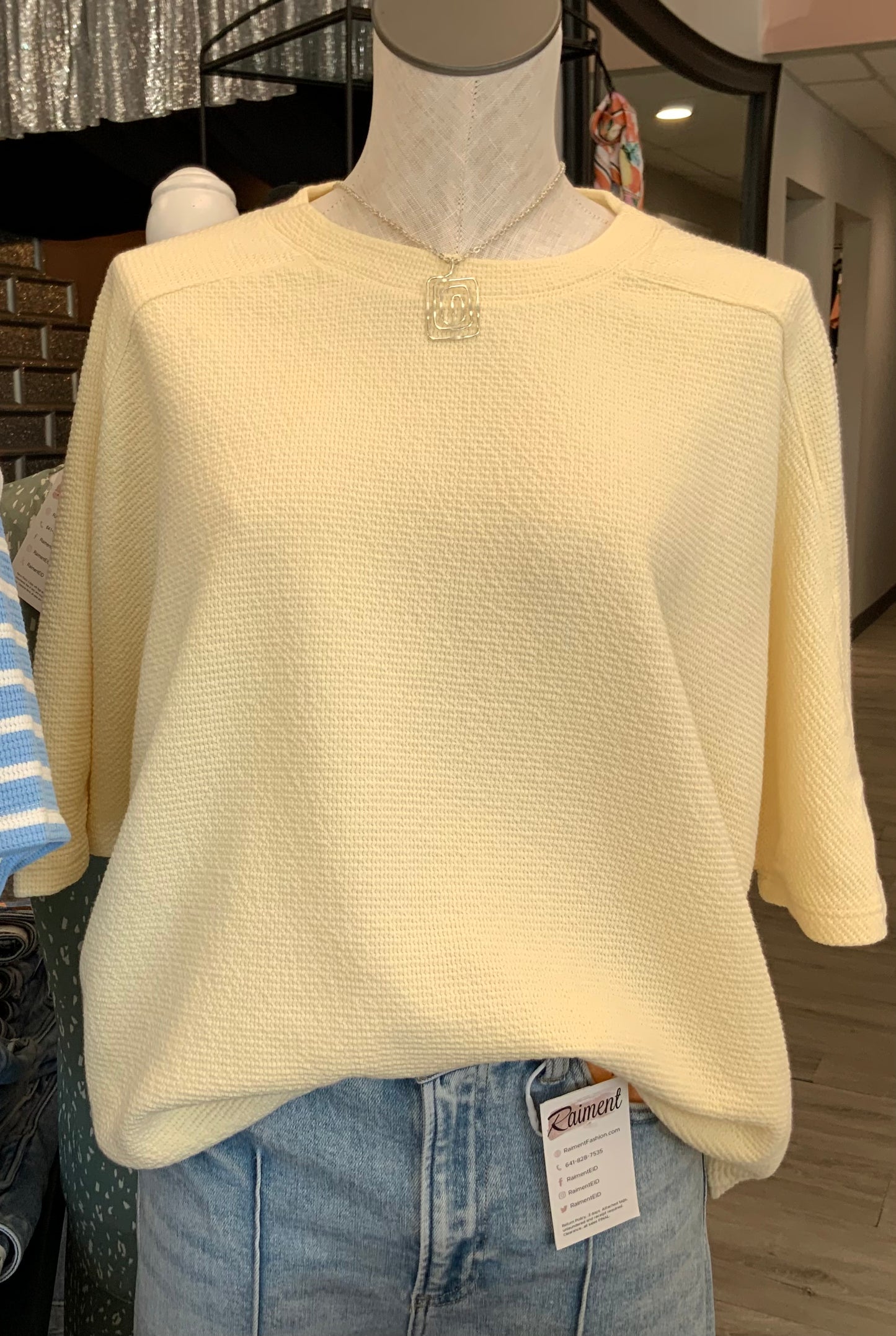 Sunny Days Cloud Knit YELLOW