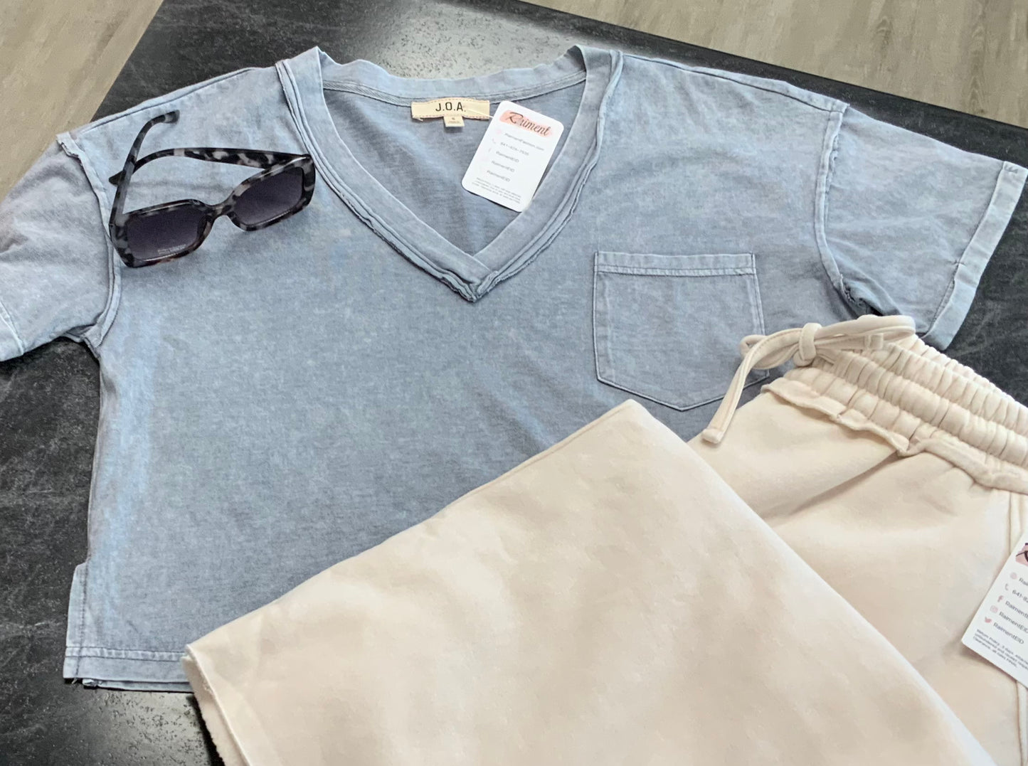 Mineral Wash Weekender SLATE BLUE