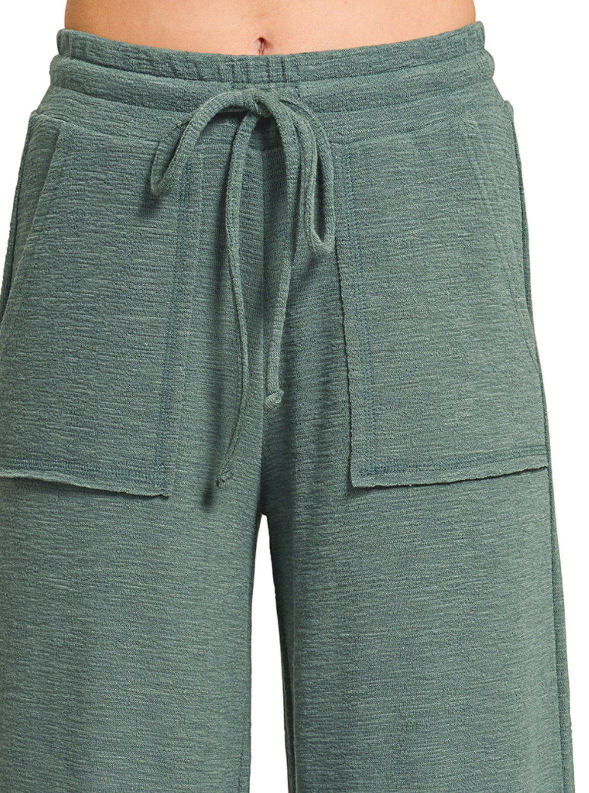 Slub Tee & Pant Set JADE 29.5"