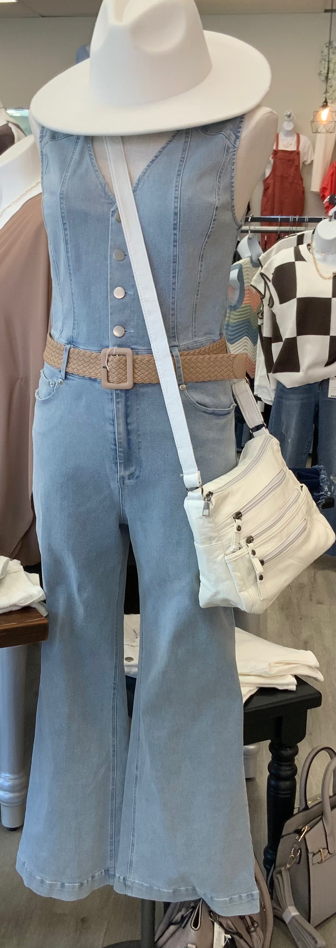 Chambray Button Down Jumper