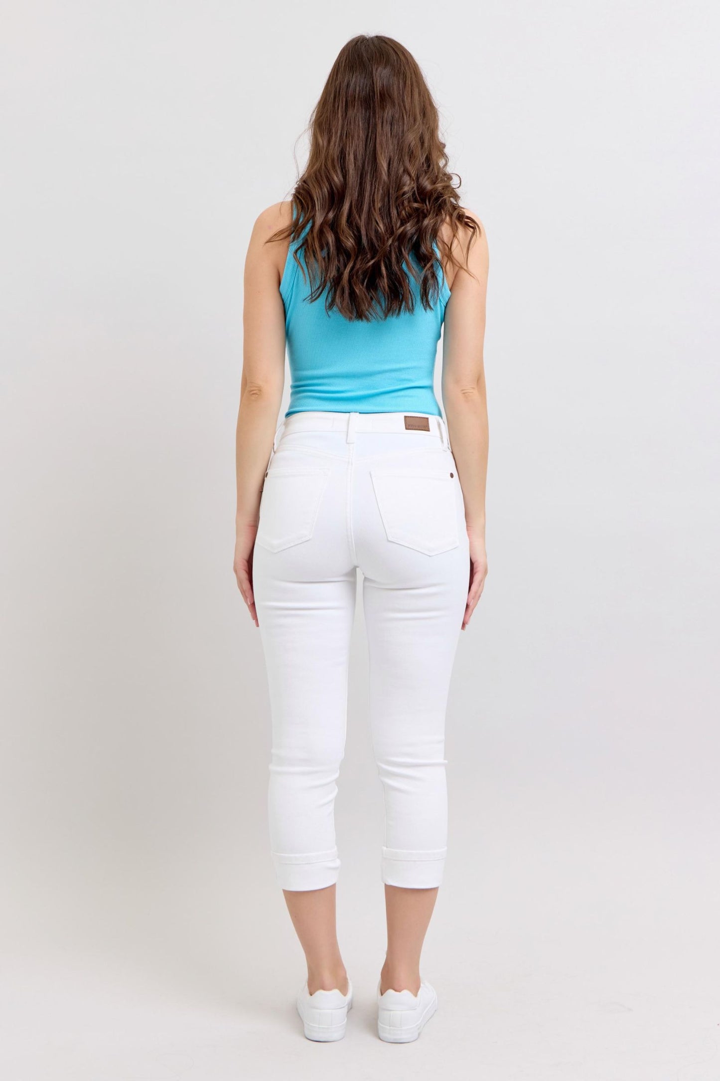 Judy Blue MR Capri WHITE 22"/24"
