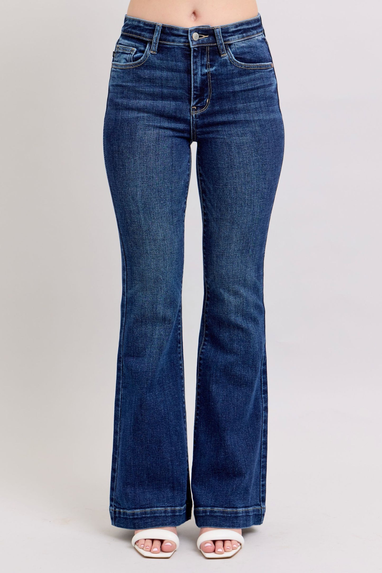 JUDY BLUE Trouser Flare HW 33.5"