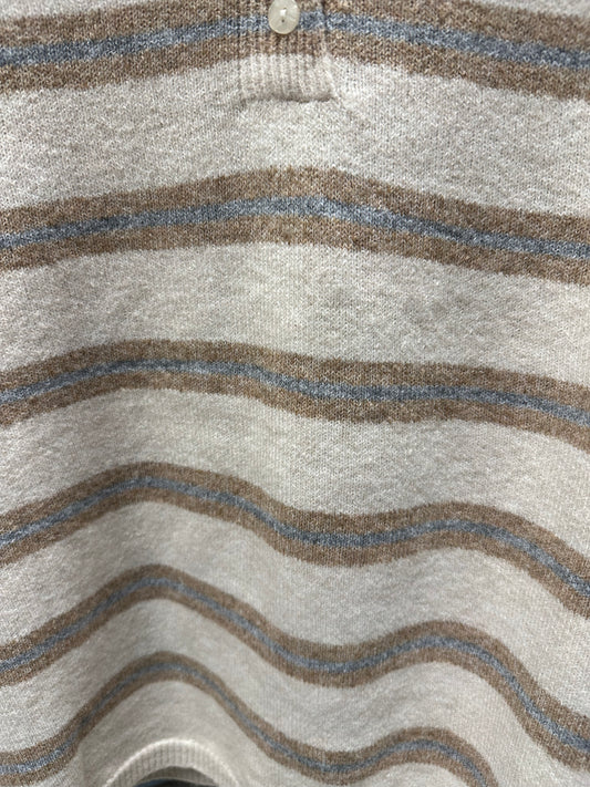 Softly Striped Button Up OATMEAL