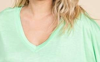 Exposed Seam Button Detail MINT