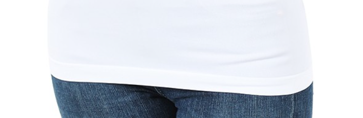 Seamless Criss-Cross Cami WHITE