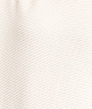 PS Ribbed Batwing Boat Neck IVORY