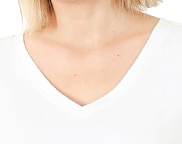 PS Cotton V-Neck T-Shirt WHITE
