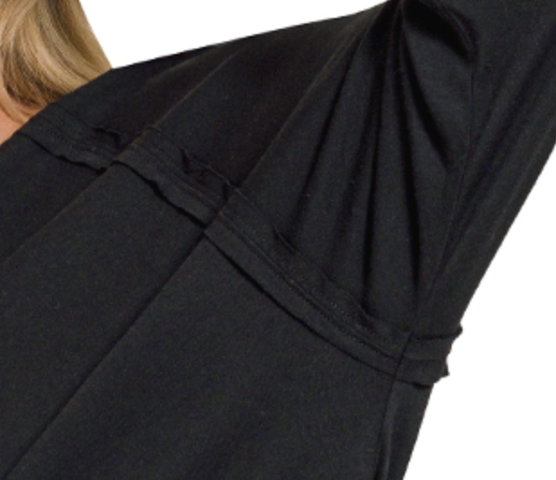Raglan Sleeve Thumbhole BLACK