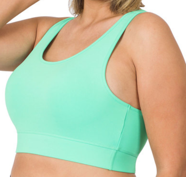 Athletic Racerback Padded Bra MINT
