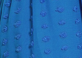 Swiss Dot Babydoll Dress OCEAN