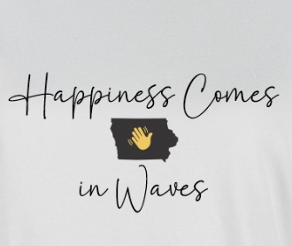 Happiness Comes In Waves SILVER