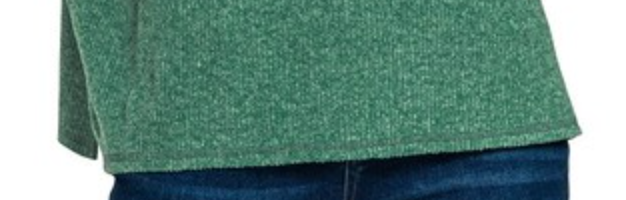 V~Neck Brushed Rib GREEN