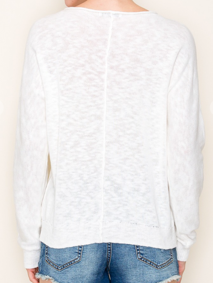 Lightweight Sweater OFF WHITE