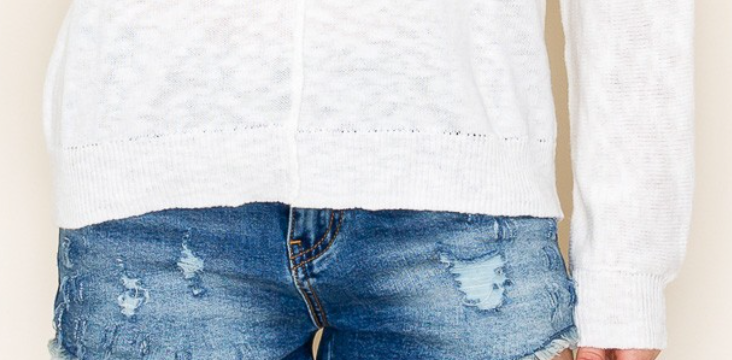 Lightweight Sweater OFF WHITE