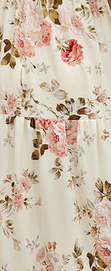 Amelia Floral Dress CREAM