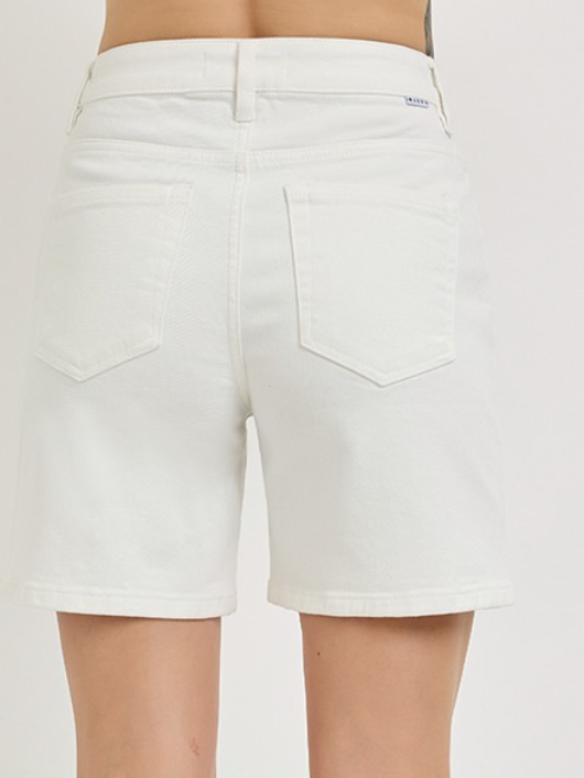 RISEN Tum Ctrl HR Relaxed Shorts WHITE