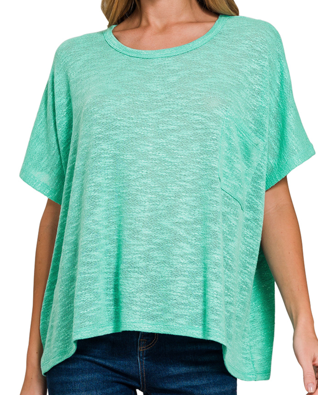 Pocket Oversized Slub Hacci MINT