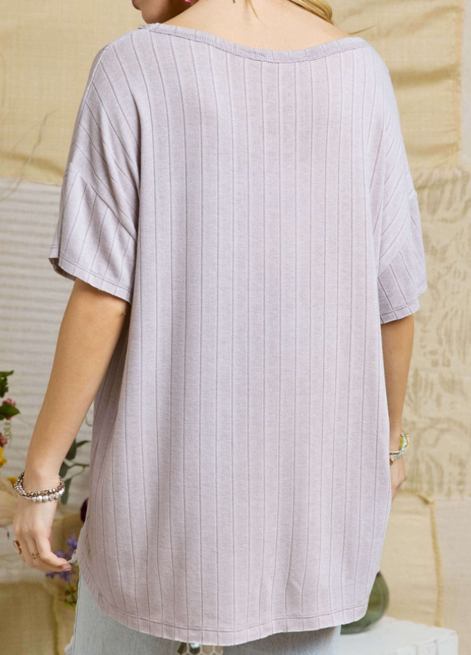 Vertical Drop Shoulder LAVENDER