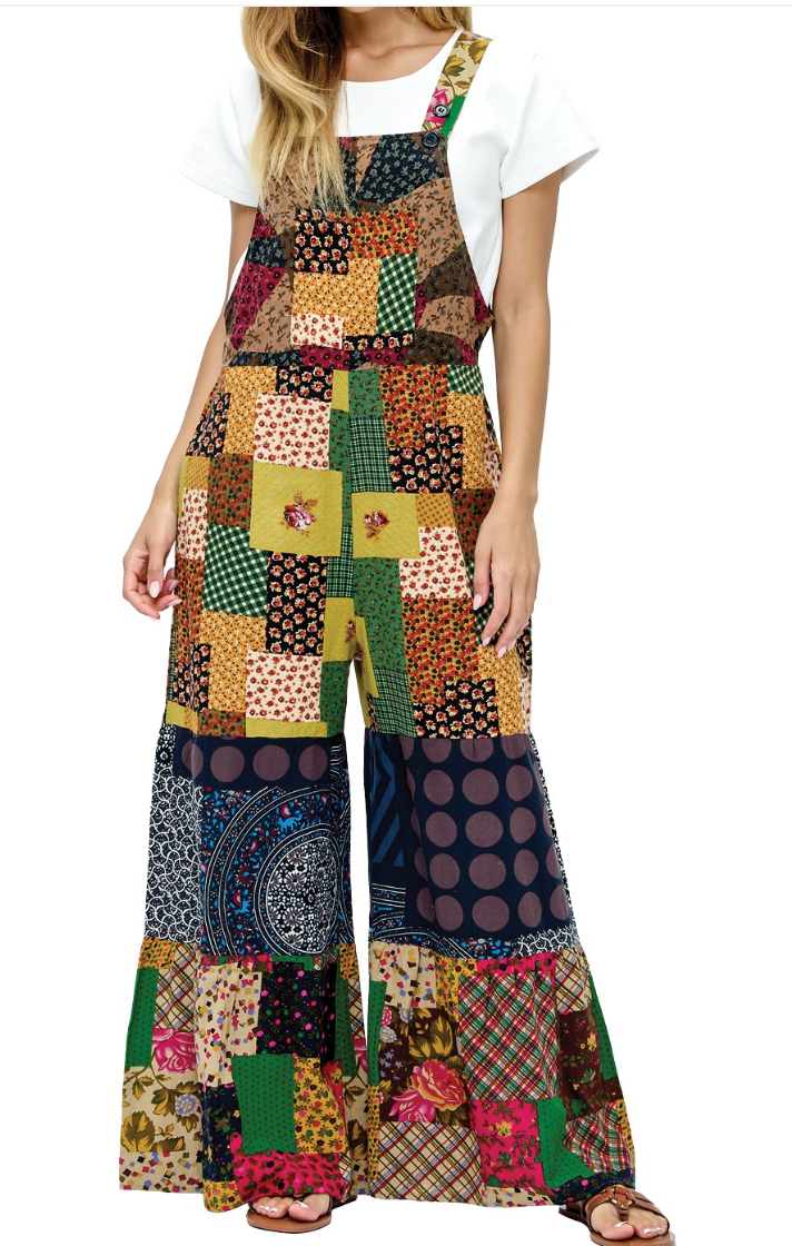 Boho Patchwork Jumper MULTI