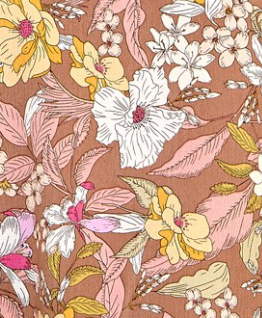 Floral W/ Smocked Sleeves SIENNA