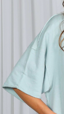 Vintage Raw Cut Detail BABY BLUE
