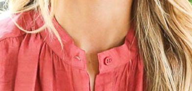 Henley Button Down Texture SIENNA
