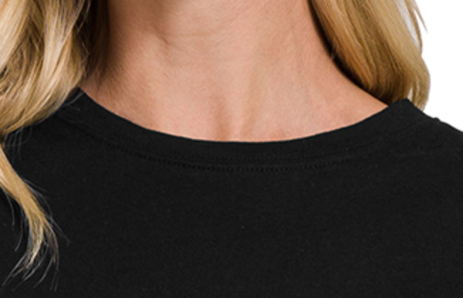 Cropped Essential Cotton BLACK