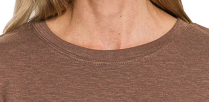 Modal Slub Tee BROWN