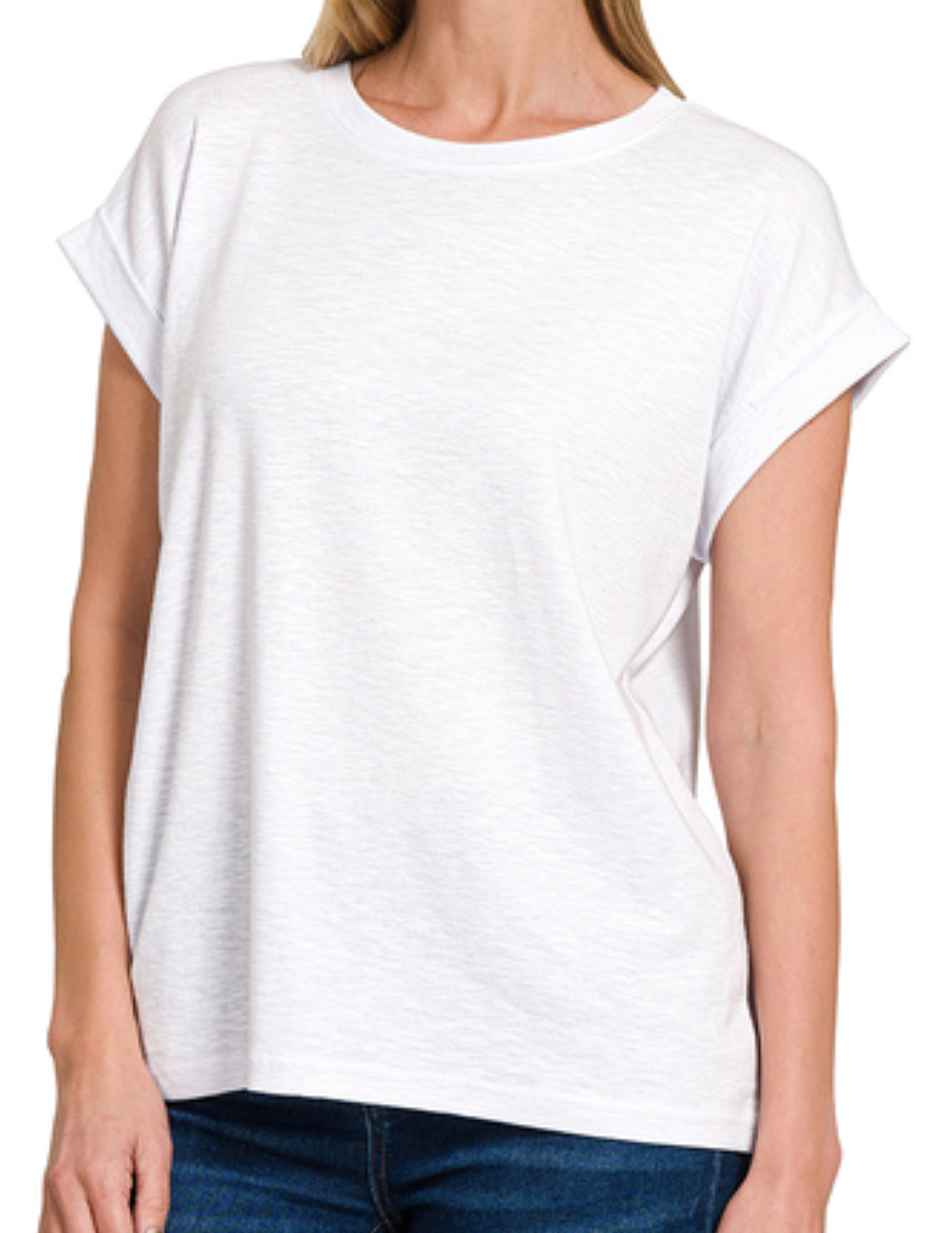 Modal Slub Tee WHITE