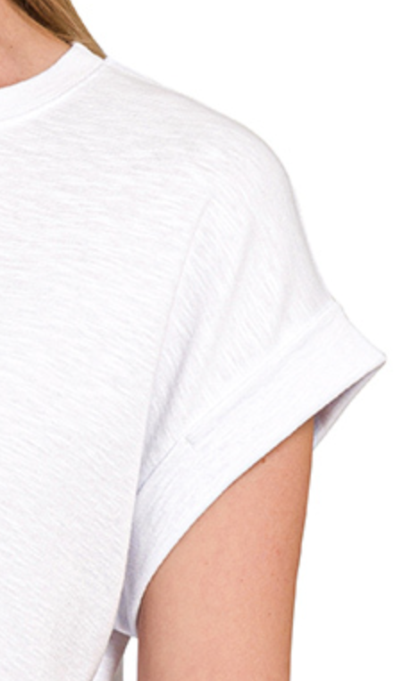 Modal Slub Tee WHITE