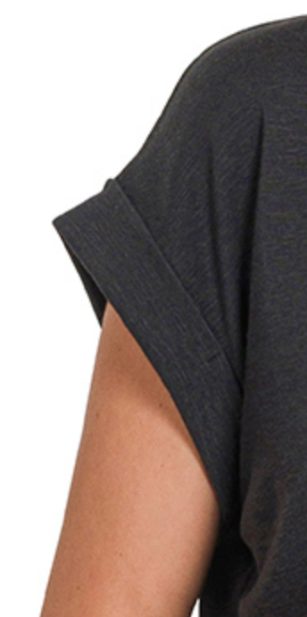 Modal Slub Tee BLACK