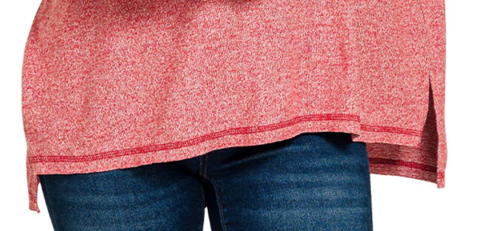 Melange Hacci Hi-Low RED
