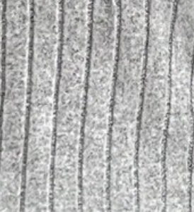 V Ribbing Sweater GRAY