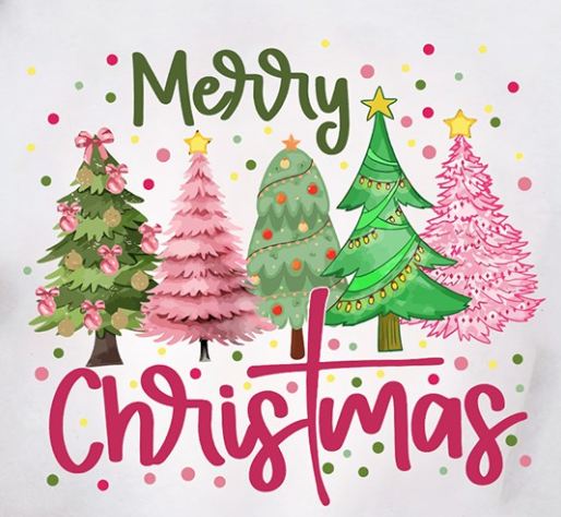 Merry Christmas Graphic WHITE