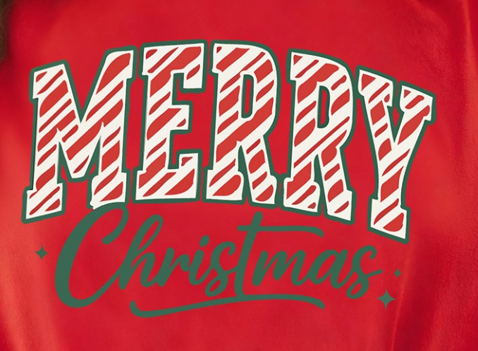 Merry CHRISTmas Tee RED