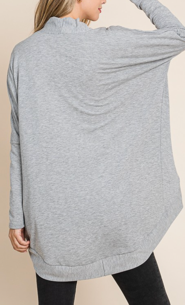 Baby Soft Terry Cardigan GREY