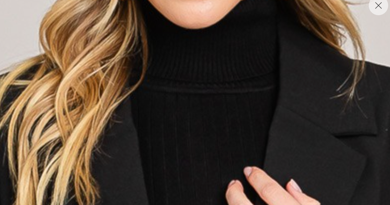 Tencel Blended Cropped Tailored Jacket BLACK
