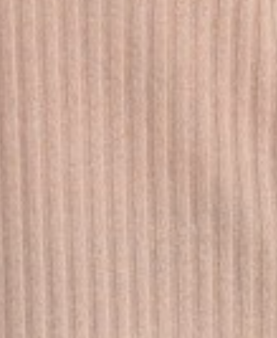 Mock Neck Rib Knit TAUPE