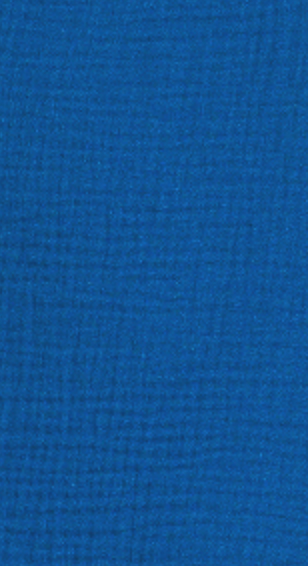 Double Gauze Raw Edge Tank COBALT