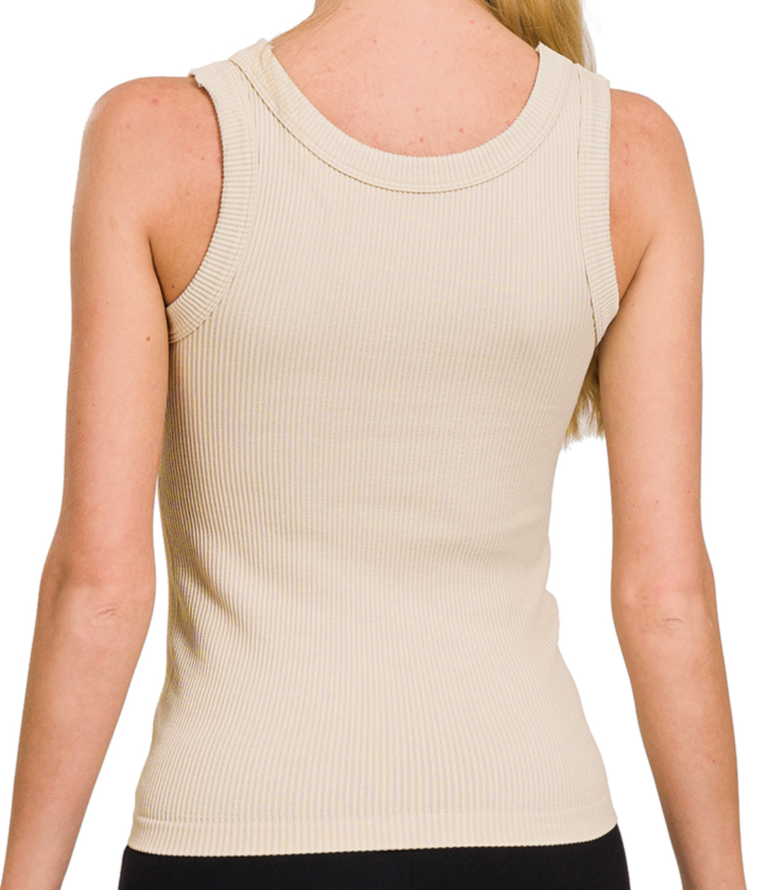 2~Way Neckline Seamless Cami SAND