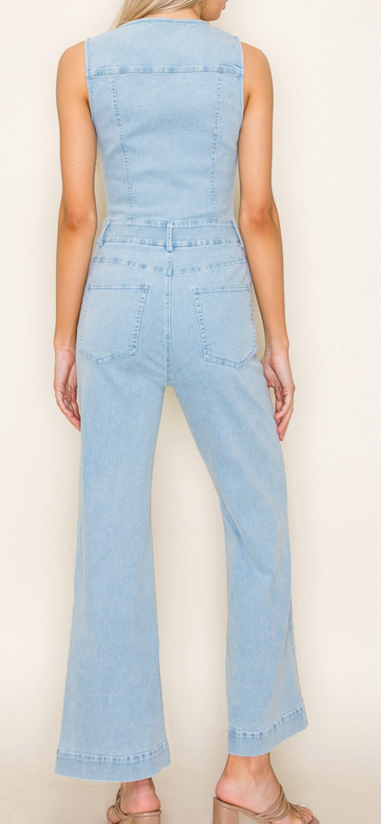Chambray Button Down Jumper