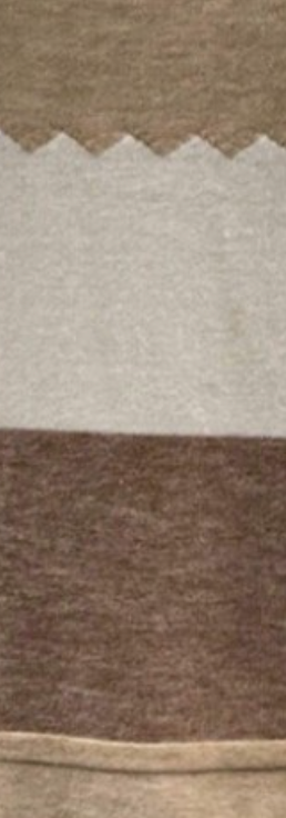 Colorblock Crew Neck Sweater KHAKI