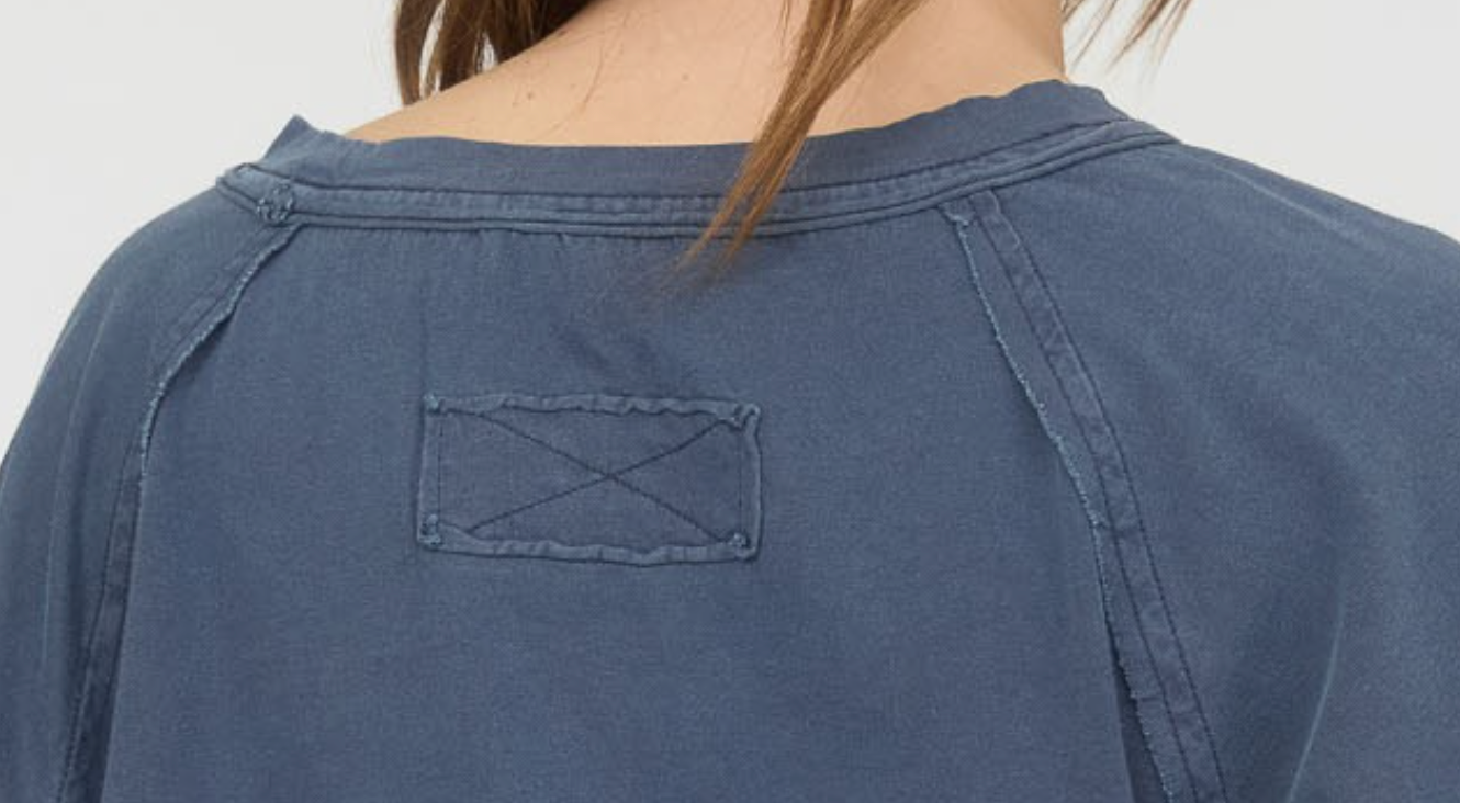 Olympics Distressed USA Raglan NAVY