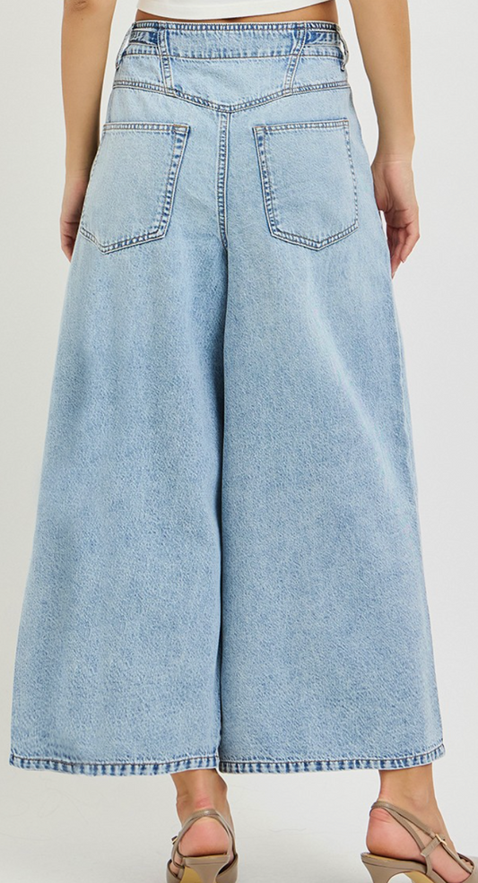 RISEN Slouchy Cropped Wide Leg HR 23.5"