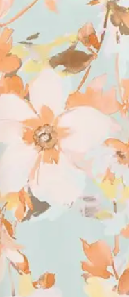 Spring Garden Tie Blouse PEACH