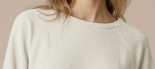 Soft Cloud Crop Drawstring CREAM