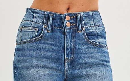 RISEN Wide Crop Button Detail HR 23"